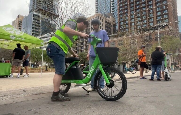 Lime is teaching people how to safely ride e-scooters, e-bikes ahead of SXSW