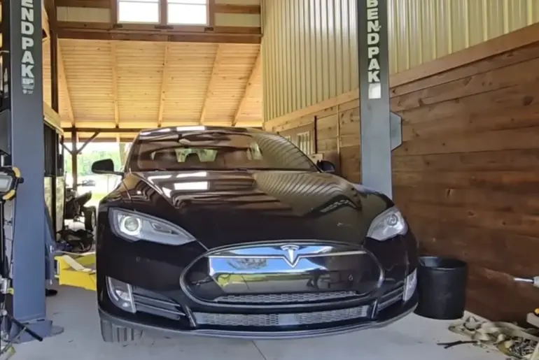 This YouTuber just struck gold after buying a Tesla Model S P90D for just $10,300