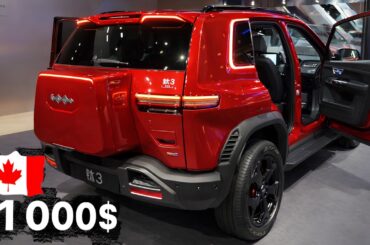 Chinese EV SUV in Canada! BYD FangChengBao Titanium 3 EV 2026
