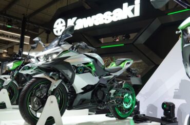 Kawasaki patent reveals new electric motorcycle with clever frame