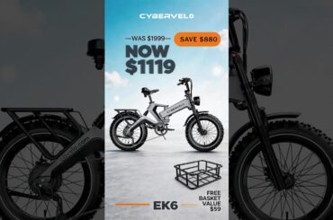 Fold, go, done. That’s how easy e-riding gets. #cybervelo #ebike #electricbike #foryou #ek6 #emtb