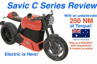 Savic C-Series 2026 Review   Powerhouse Electric Motorcycle   Wow it’s Quick!