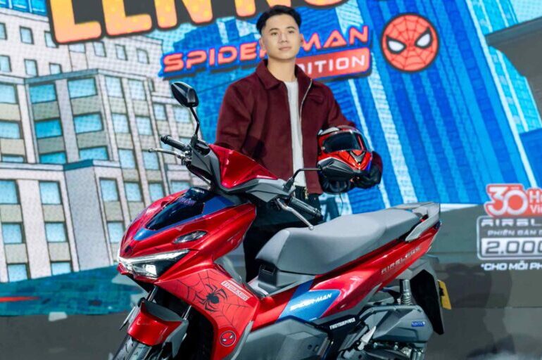 Honda marks 30 years in Vietnam with Spider-Man motorcycles