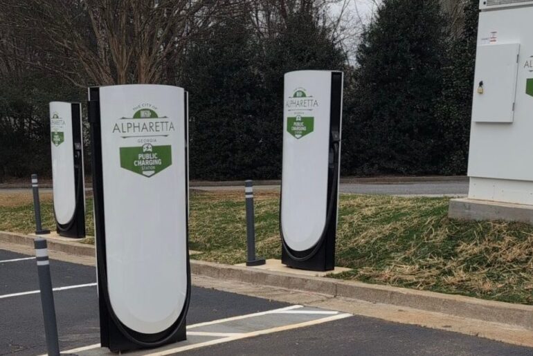 This Georgia city may have opened the first city‑branded Tesla Supercharger