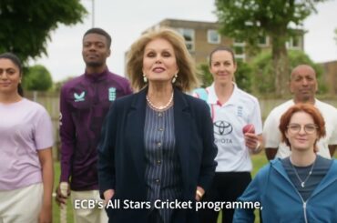 Supporting All Stars Cricket with Joanna Lumley and Toyota