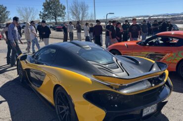 Saw this [McLaren P1] at the car meet, dude said he just got done building another