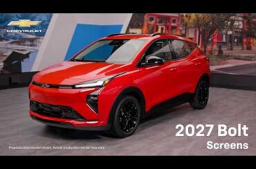 Screen Display in 2027 Chevy Bolt | Chevrolet