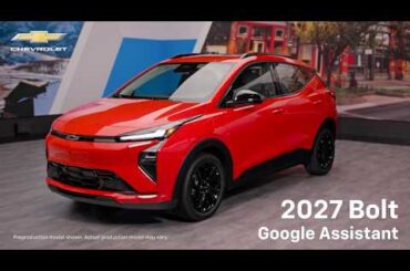 How to Get Started with Google Assistant in 2027 Chevy Bolt | Chevrolet