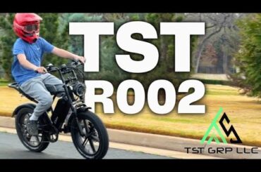 I Bought The BEST Moped Style Electric Bike! (TST R002)