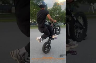 This E-Bike Makes the Front End Feel Weightless|TUTTIO Soleil 01 strong power. #tuttio #dirtbike