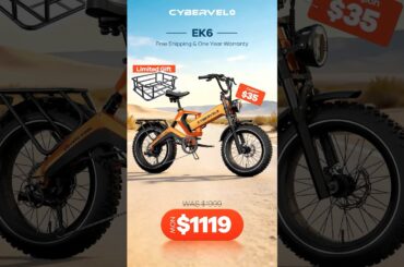 On-site cycling experience at 6s! #cybervelo #ebike #electricbike #electricvehicle #foryou #ek6 #mtb