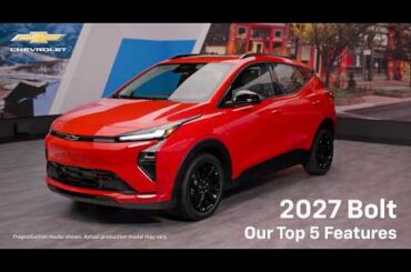 Top Five Road Trip Features in 2027 Chevy Bolt | Chevrolet