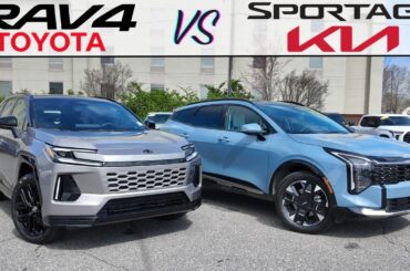 2026 Toyota Rav4 vs KIA Sportage Hybrid | Better Driving or Better Features?
