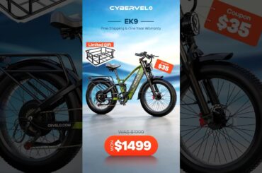 Share this with your buddy? #cybervelo #ebike #electricbike #ek9 #foryou #electricvehicle #emtb #mtb