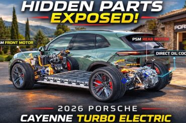 2026 Porsche Cayenne Turbo Electric Shows Its Hidden Mechanical Parts in Augmented Reality