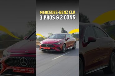 3 Pros & 2 Cons Of Mercedes-Benz CLA Electric! #cars #shorts