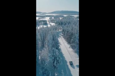 on snow track with Renault 5 Turbo 3E