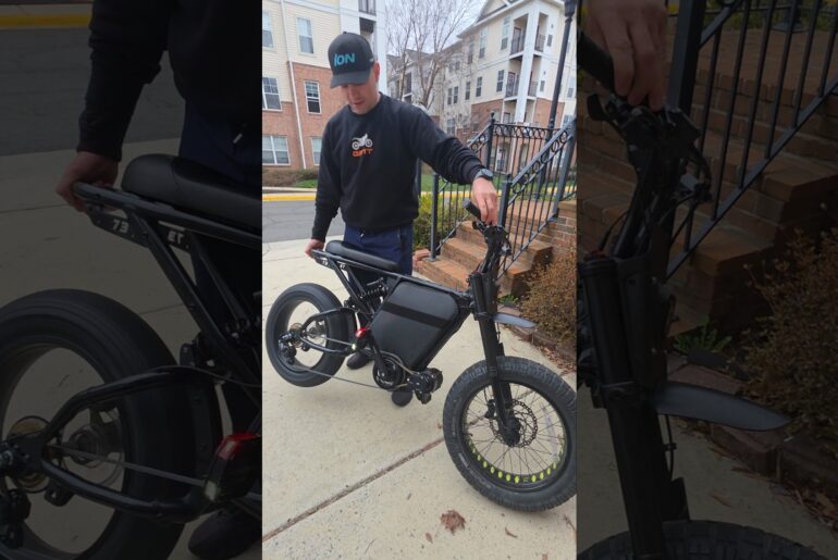 6500W Custom Super 73RX Mid Drive Mad Ebike #shorts #segway #ebike #bikelife #speed #emoto #ev #DIY