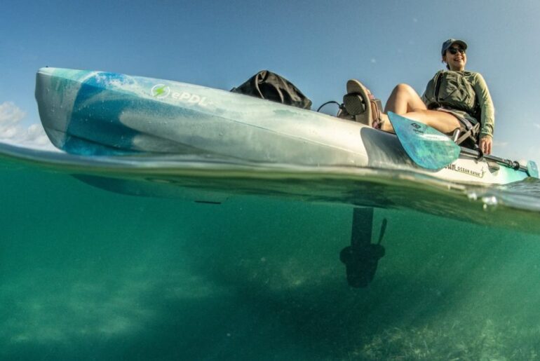 Electric kayaks that are e-bikes of the water are having a moment