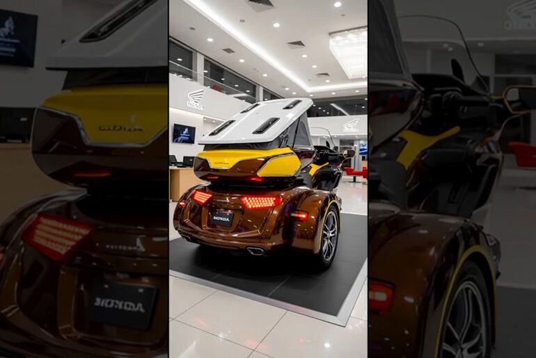 The Electric Goldwing Trike That Turns Into a Camper!