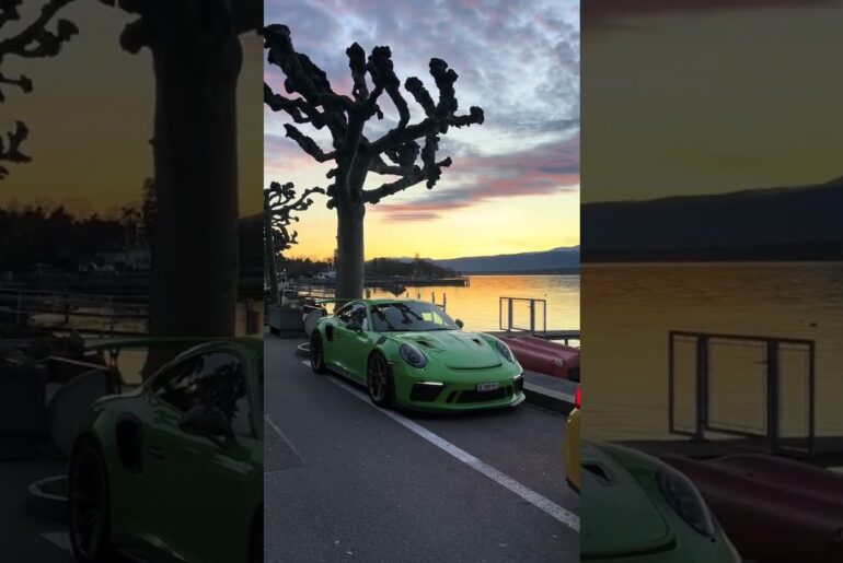 When the car competes with the view #shorts