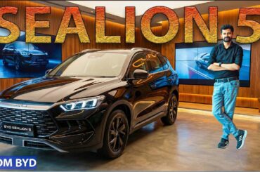 BYD Sealion 5 Sri Lanka Review Sinhala | 1.5L Plug-in Hybrid | Full Specs & Test Drive | MRJ