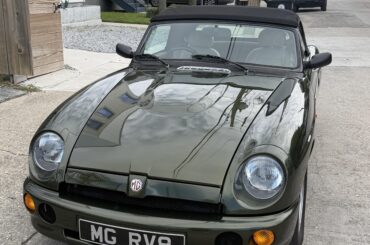 Didn’t know they made a modern V8 version. [MG RV8]