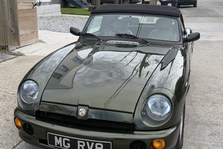 Didn’t know they made a modern V8 version. [MG RV8]