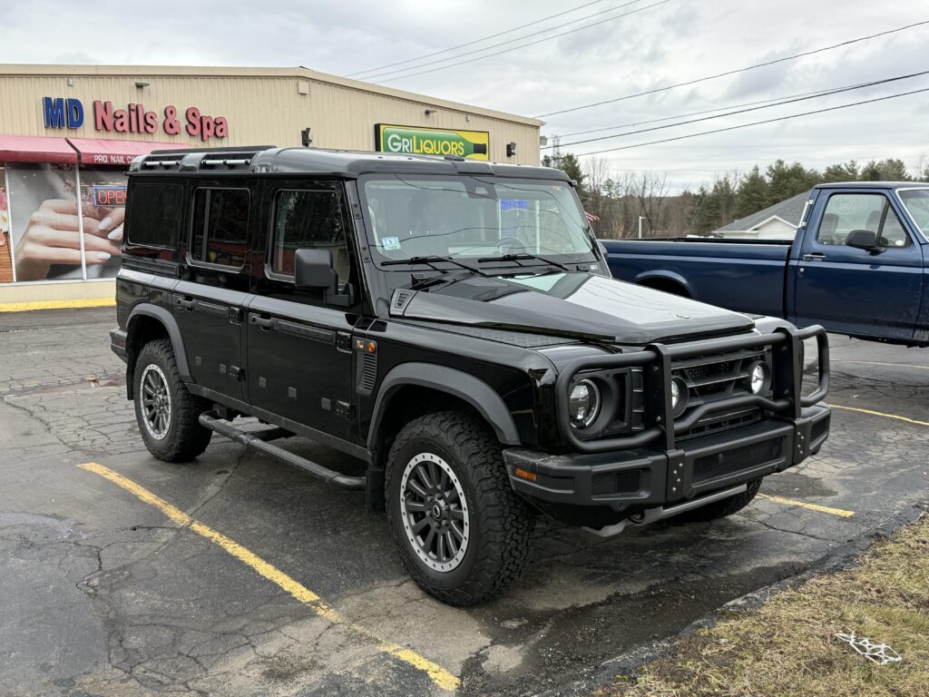 My first time seeing an [Ineos Grenadier]