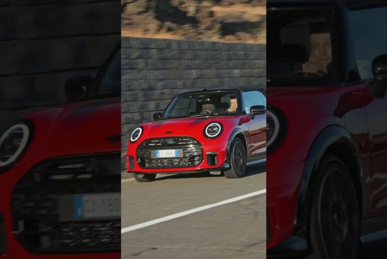 What’s hotter than a Chili Red MINI? #youtubeshorts #roadtrip #italytravel