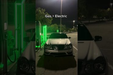 I dont car how high gas prices go, im NOT getting a electric car #mercedesamg #m113k #mercedesbenz