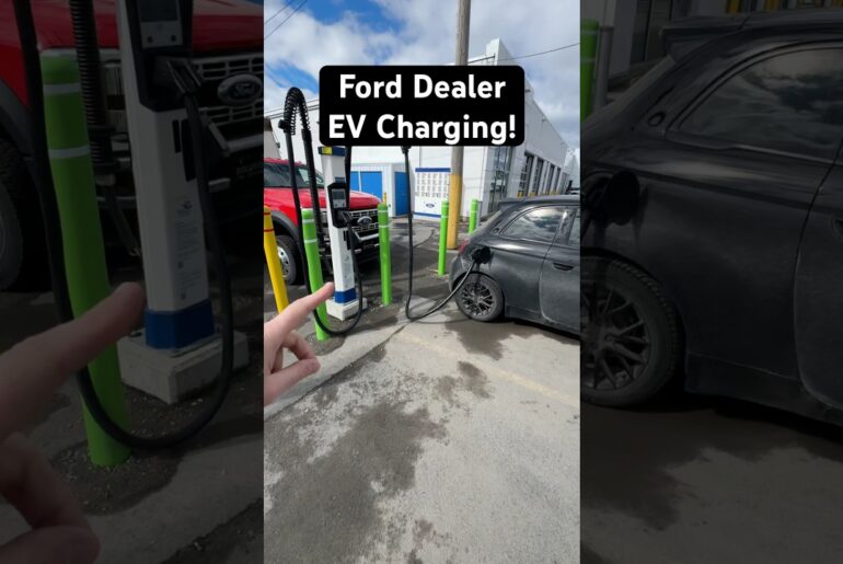 More EV Charging The Better! #ev #electricvehicle #electriccar #ford #cars
