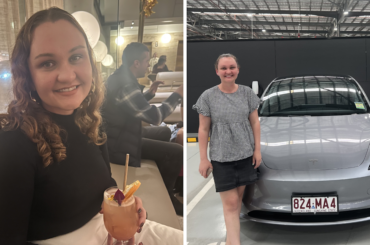 Aussie mum escapes $2,600-a-year petrol hit after Tesla buy: 'Feeling smug'