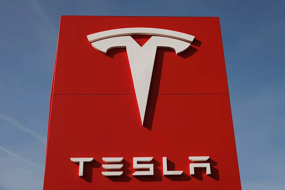 A Tesla sign.Credit: Dan Kitwood/Getty