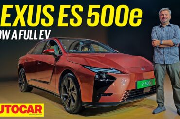 New Lexus ES 500e - Lexus’ first EV for India | First look | Autocar India