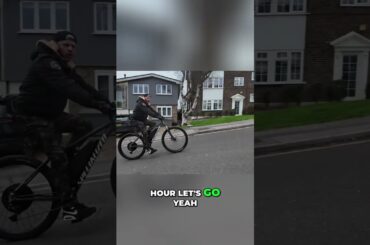 Insane Hill Climb Test: Electric Bike Power REVEALED! #shorts