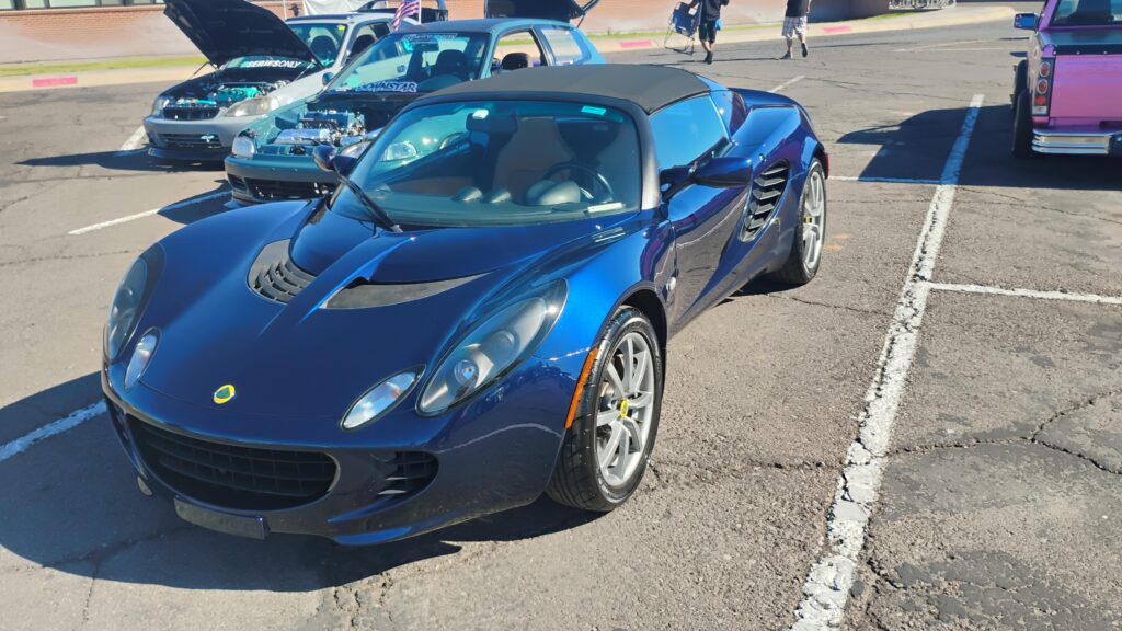 We had a Car show the other day, and this [Lotus Elise] was one that nobody expected to see