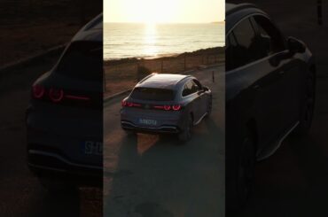 Join Tom Exton for a quick preview of the all-new electric Mercedes-Benz GLC in Portugal. | #shorts