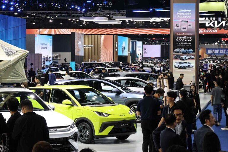 Bangkok motor show underscores EV demand as oil crunch deepens