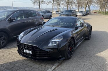 Saw this [Aston Martin Vantage] parked in the local town today