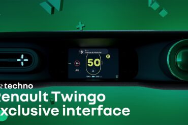 new exclusive interface on board #Renault #Twingo #ETech #electric​