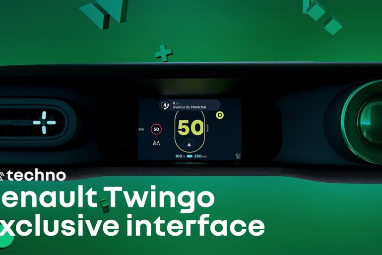 new exclusive interface on board #Renault #Twingo #ETech #electric​