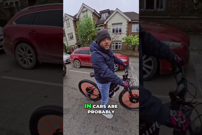Electric Bike Insanity: Dual Motor Wheelies & Brake Tests! #shorts