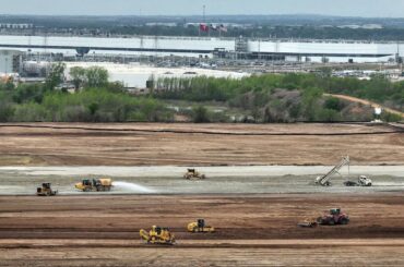 Tesla begins work in Austin on Musk’s chip design plant: See the photos