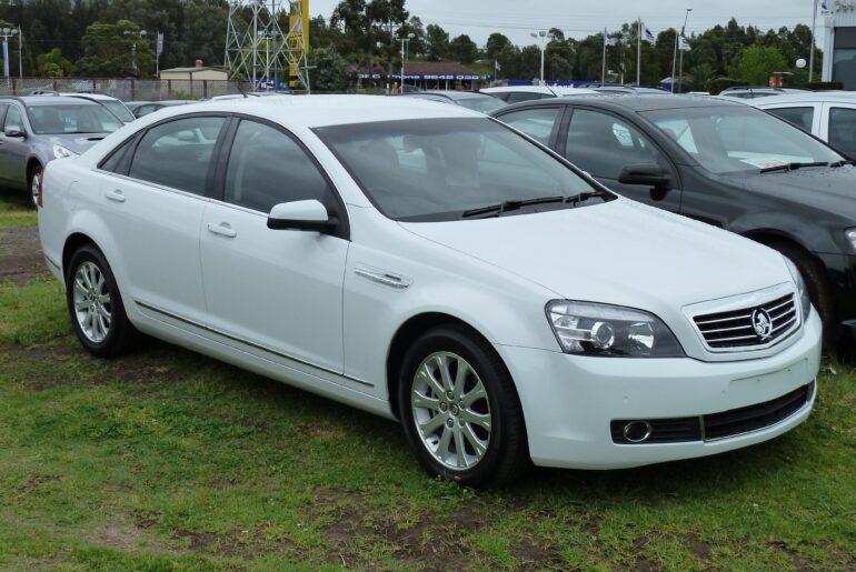 Holden WM Caprice. The Official Car Of....