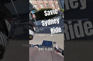 Savic C-Series Electric Motorcycle Pillion Ride through Inner West Sydney