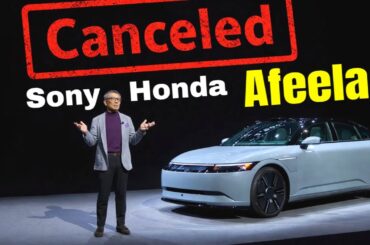 Sony and Honda Cancel Afeela EV at the Last Minute
