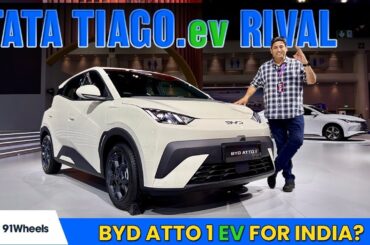 BYD Atto 1 / Seagul EV could rival the Tata Tiago EV & Punch EV in India - walk around video