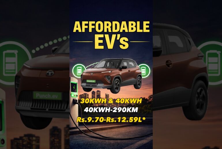 Affordable EV’s #nexonev #punchev