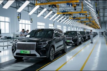 How Zeekr 8X Electric Cars Are Made | Inside Chinese EV Factory (Full Process)